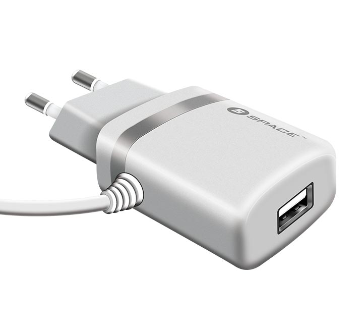 SPACE Wall Charger with Micro USB Cable